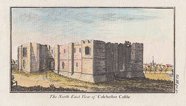 North East view of Colchester Castle