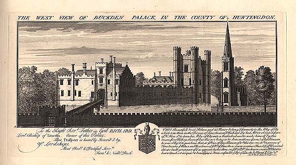 The West View of Buckden Palace in the County of Huntingdon