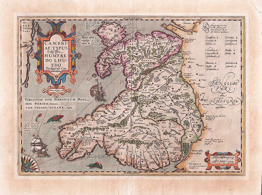 Humphrey Llwyd  -  Mercator 1607 - 1633