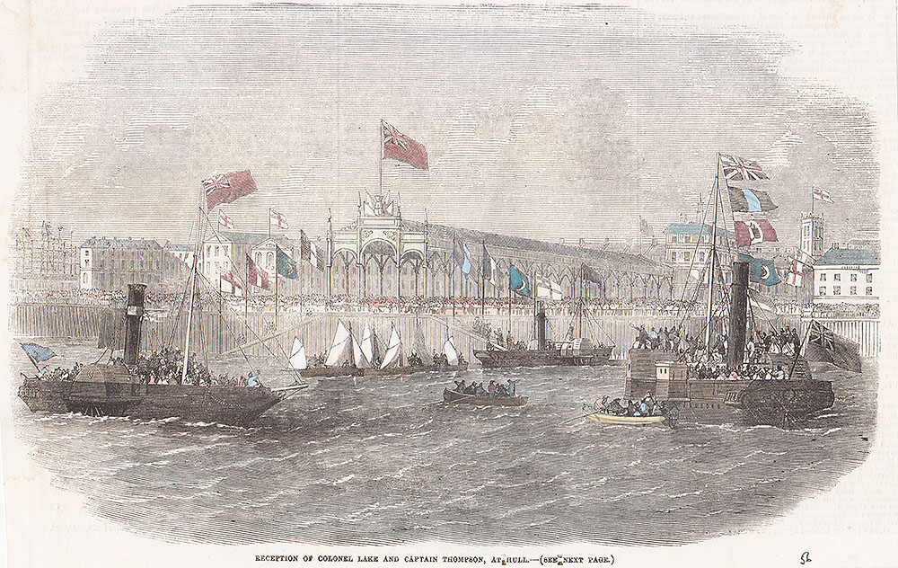 Reception of Colonel Lake and Captain Thompson at Hull