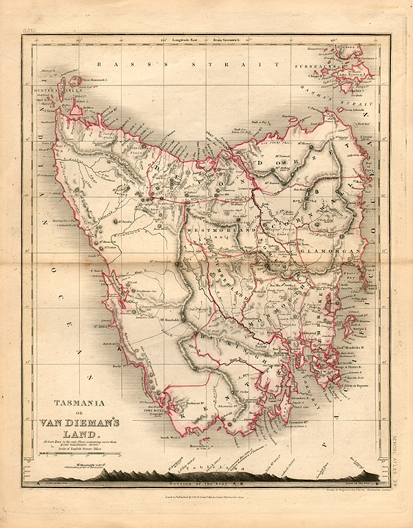 John Dower  -  Tasmania or Van Dieman's Land