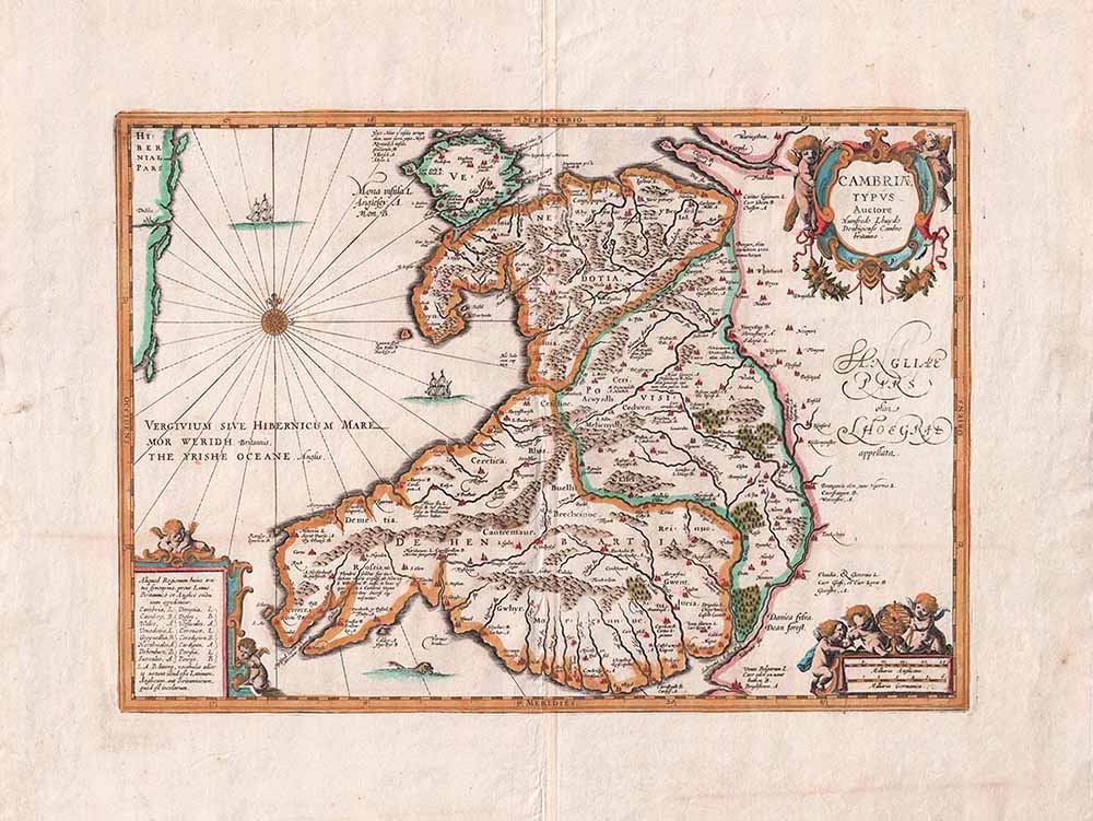 Humphrey Llwyd Mercator/Jansson 1647 - 1741 