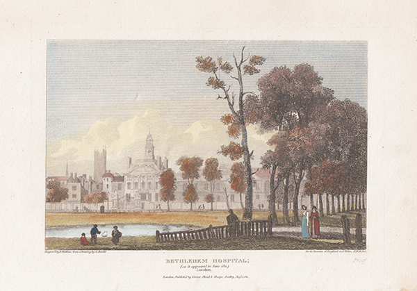 Bethlehem Hospital London as it appeared in June 1811 