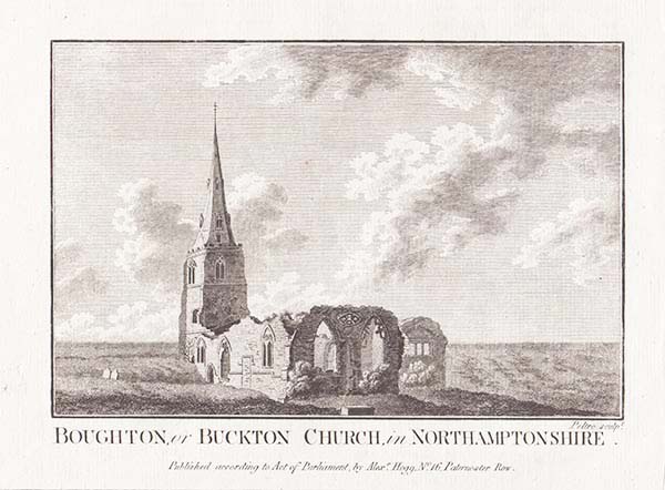 Boughton or Buckton Church in Northamptonshire