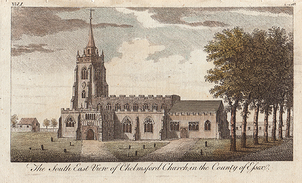 The South East View of Chelmsford Church in the County of Essex