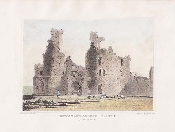 Dunstanborough Castle Northumberlandb