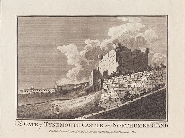 The Gate of Tynemouth Castle in Northumberland 