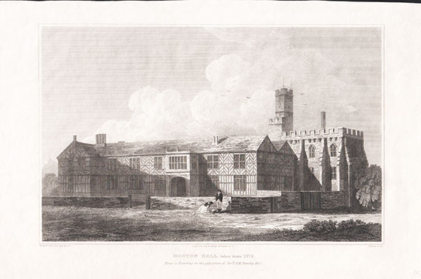 Hooton Hall taken down in 1778 