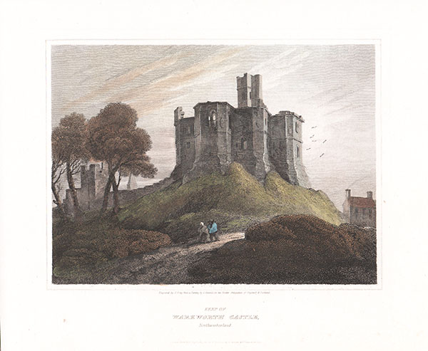 Keep of Warkworth Castle Northumberland
