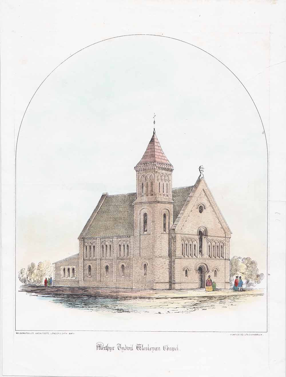 Merthyr Tydvil Wesleyan Chapel.  (Shiloh Chapel)