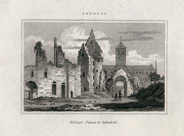 Bishop's Palace and Cathedral, Orkneys.