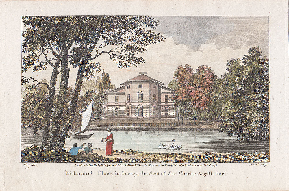 Richmond Place in Surrey the Seat of Charles Asgill Bart 
