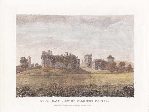 South East view of Caldicot Castle 