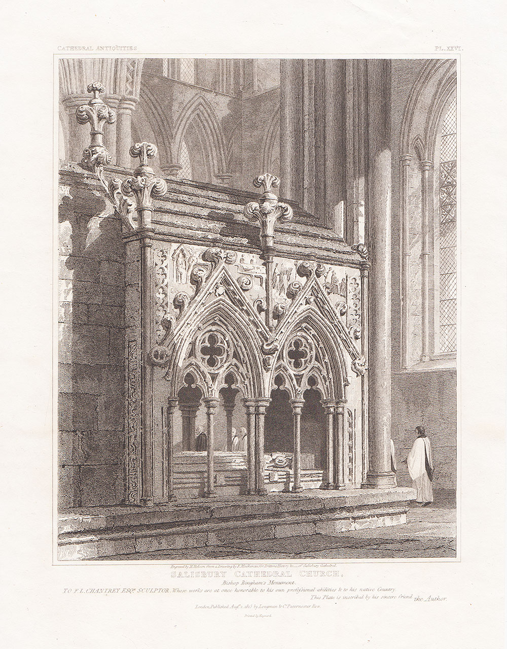 Salisbury Cathedral Church - Bishop Bingham's Monument  