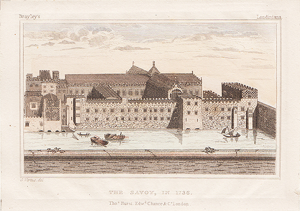 The Savoy in 1736 