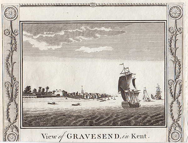 View of Gravesend in Kent