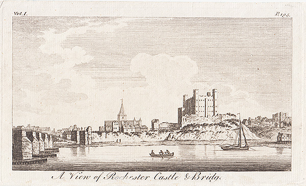 A View of Rochester Castle & Bridge