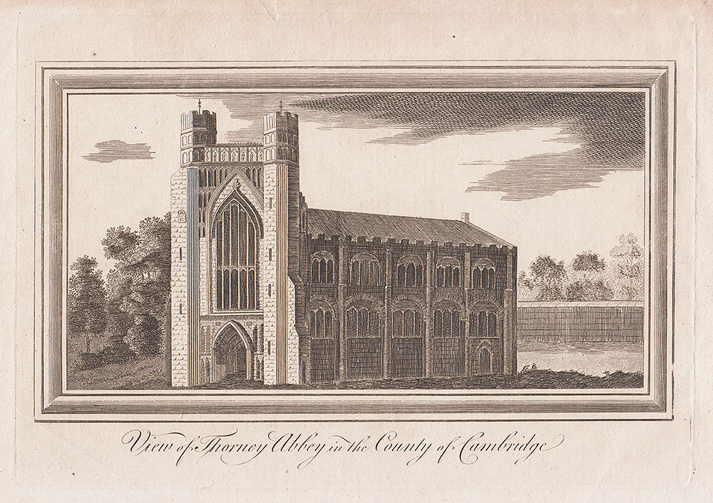 View of Thorney Abbey in the County of Cambridge