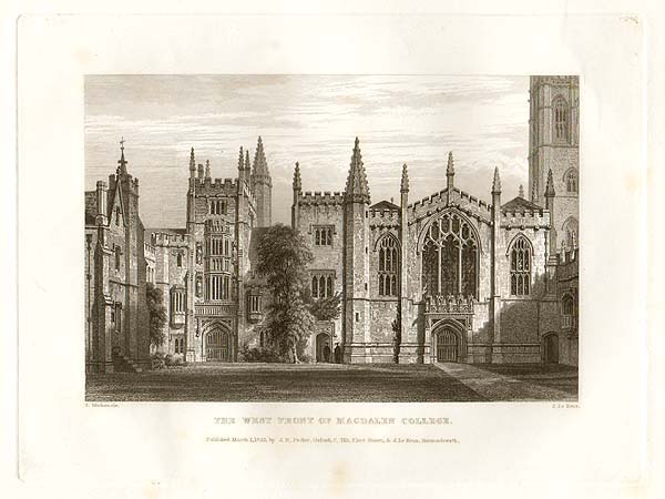 The West Front of Magdalen College