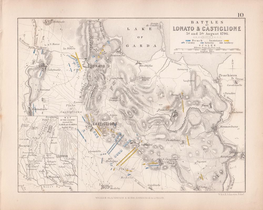 Battles of Lonato and Castiglione 3rd and 5th August, 1796.