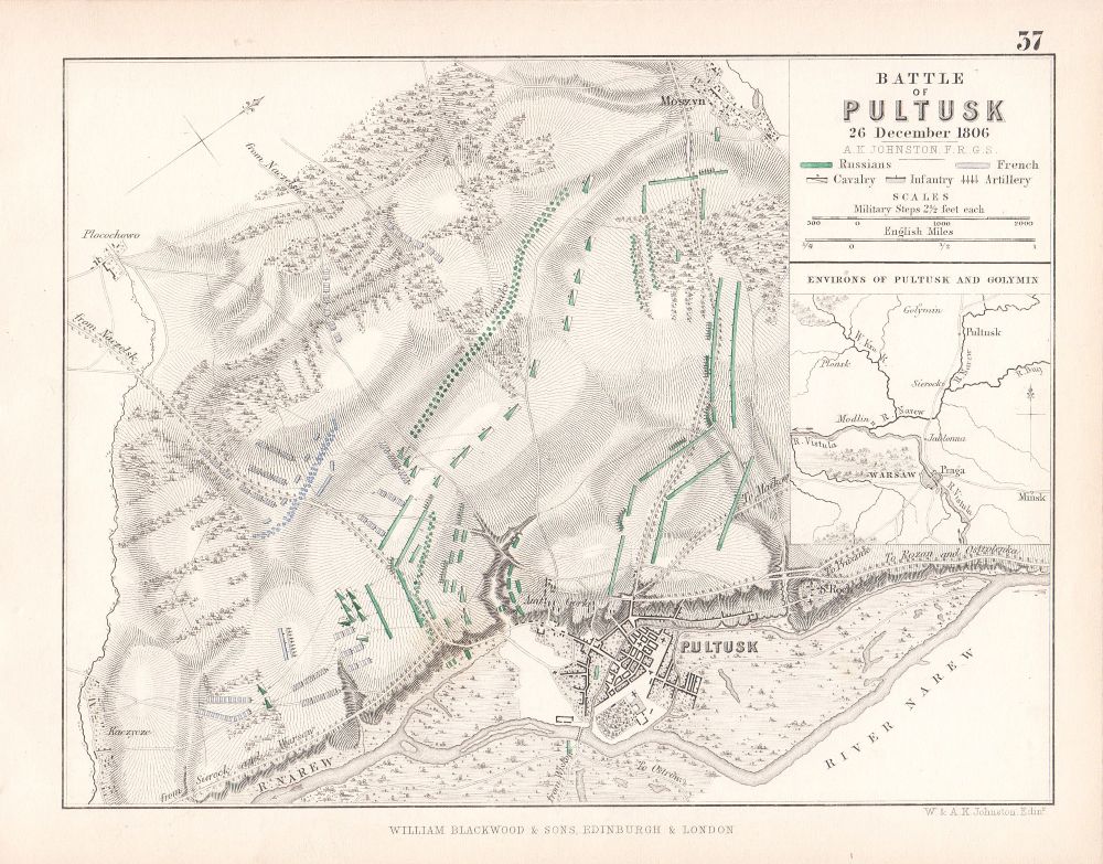 Battle of Pultusk 26 December, 1806.