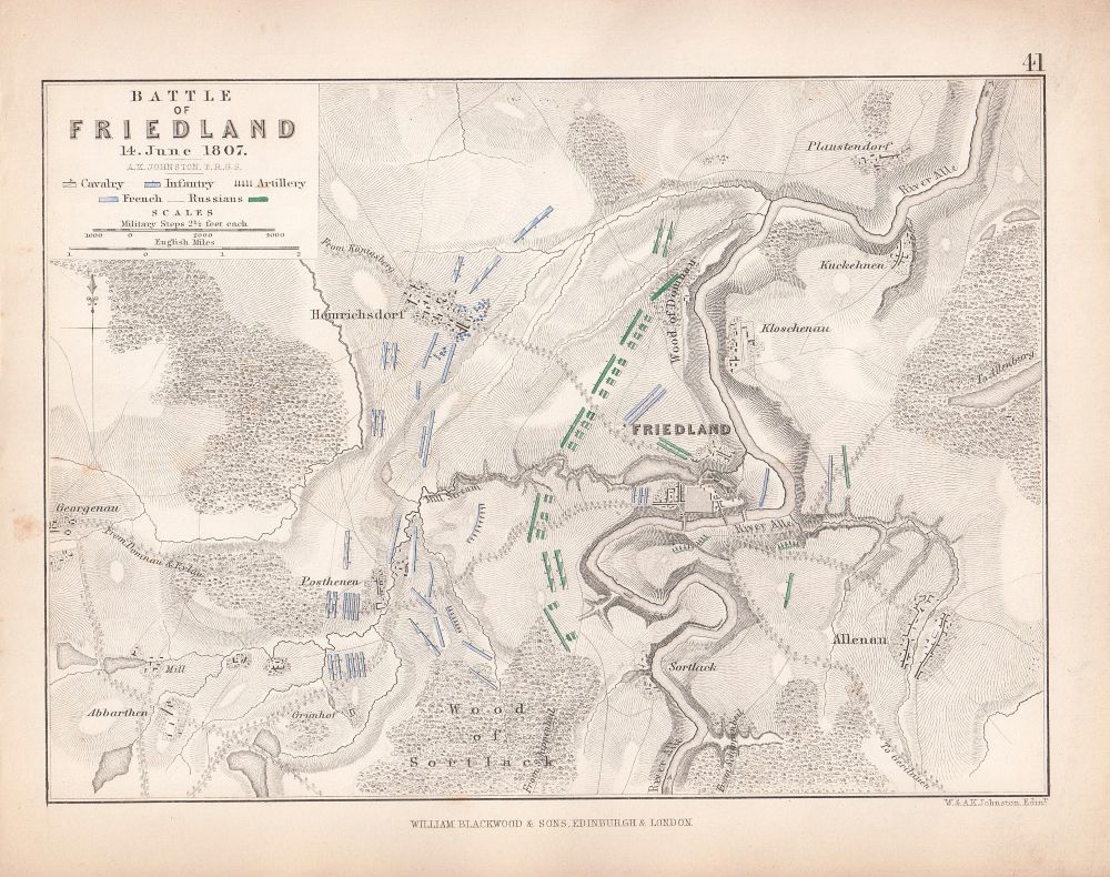 Battle of Friedland 14 june, 1807