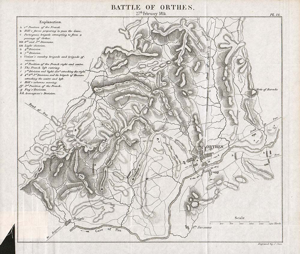 Battle of Orthes  27th February 1814