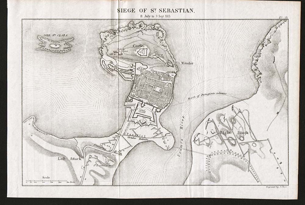 Siege of St Sebastian  11 July to 9 Sept 1813