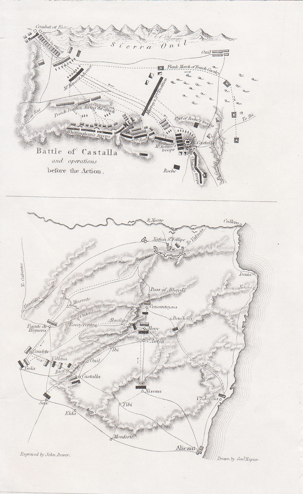 Battle of Castalla and operations before the Action