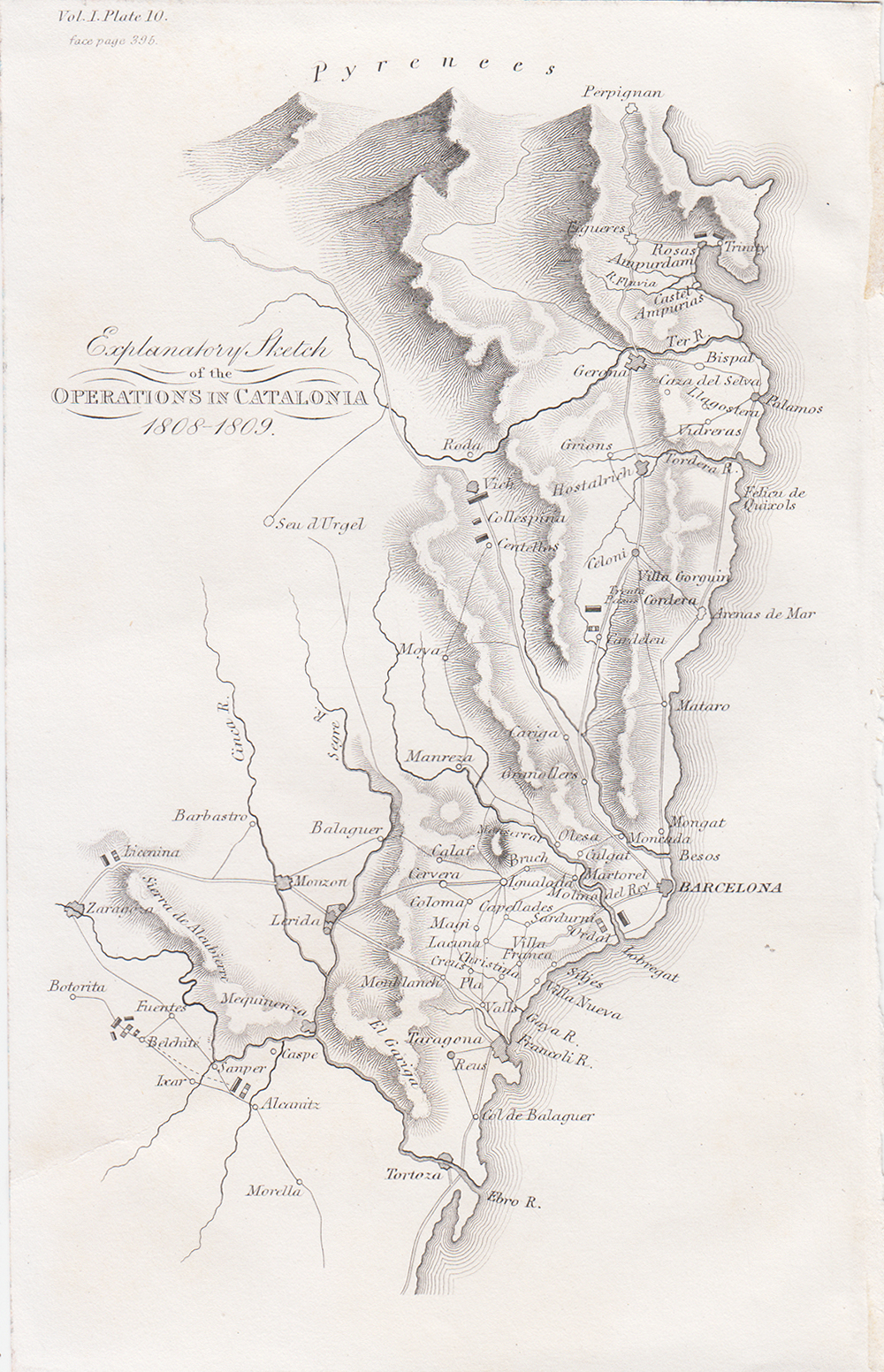 Explanatory Sketch of the Operations in Catalonia 1809-1809