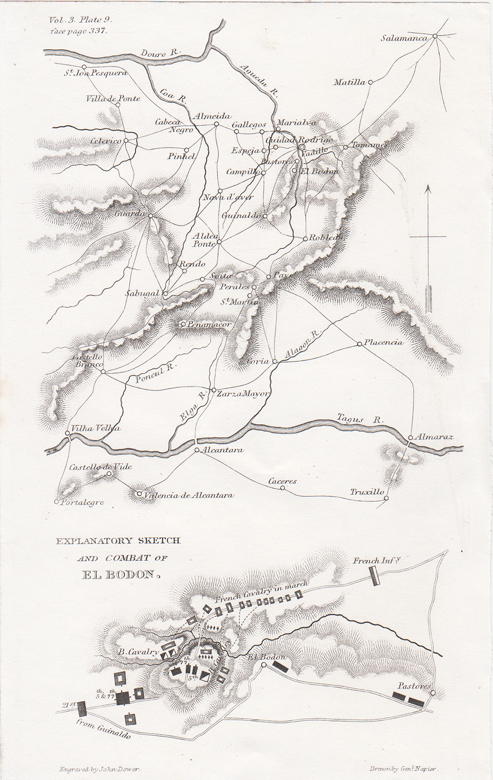Explanatory Sketch and Combat of El Bodon