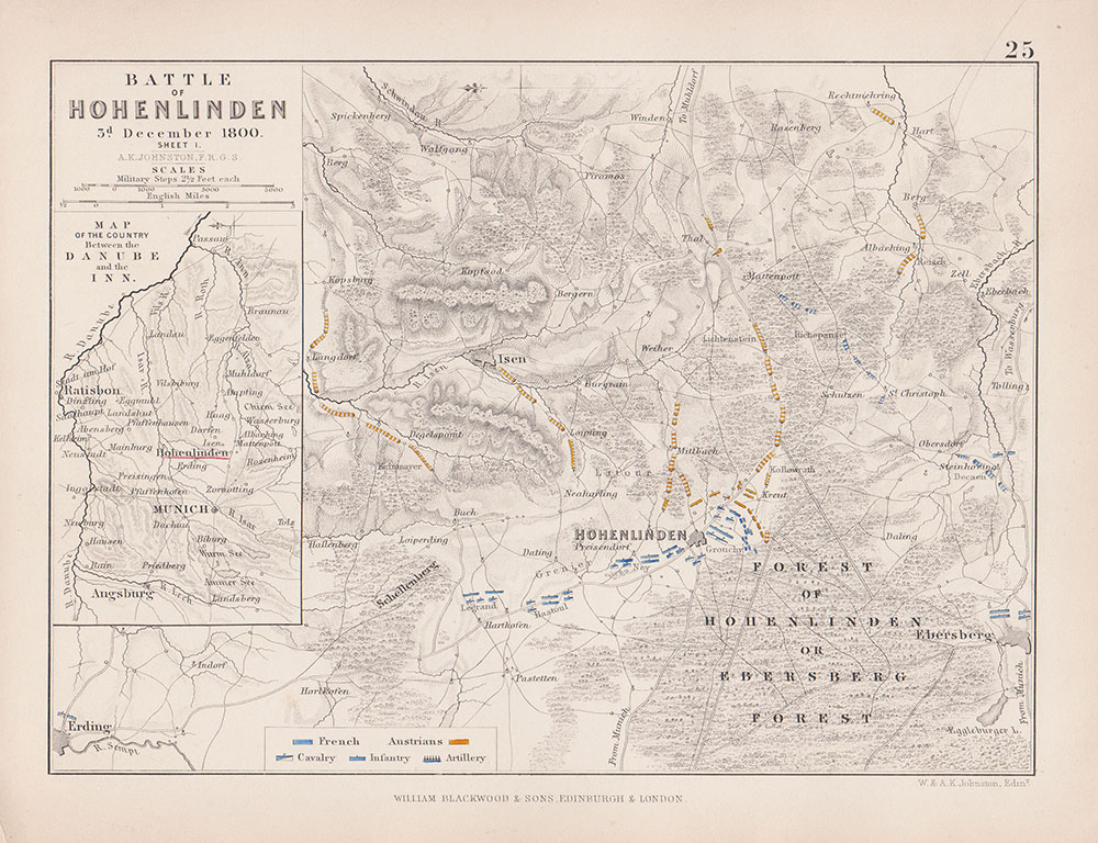 Battle of Hohenlinden 3rd December 1800 Sheet 1  