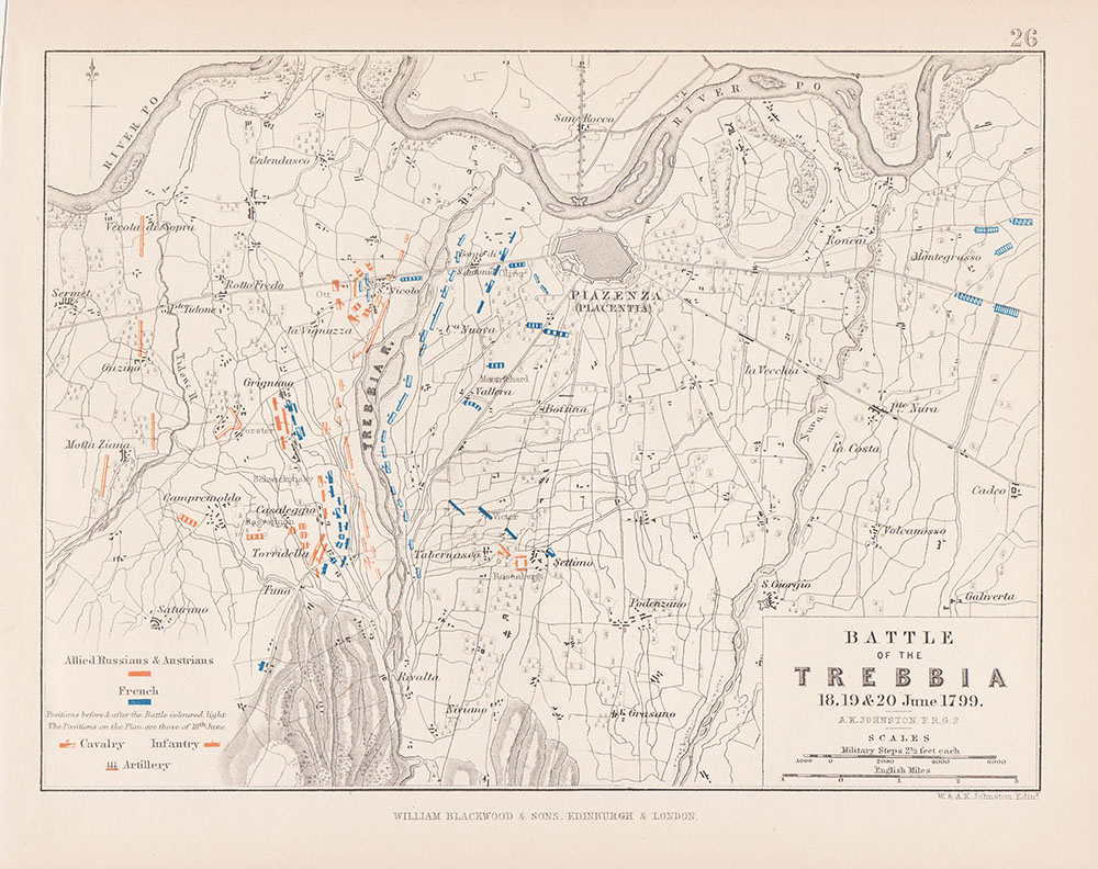 Battle of the Trebbia 18 19 & 20 June 1799