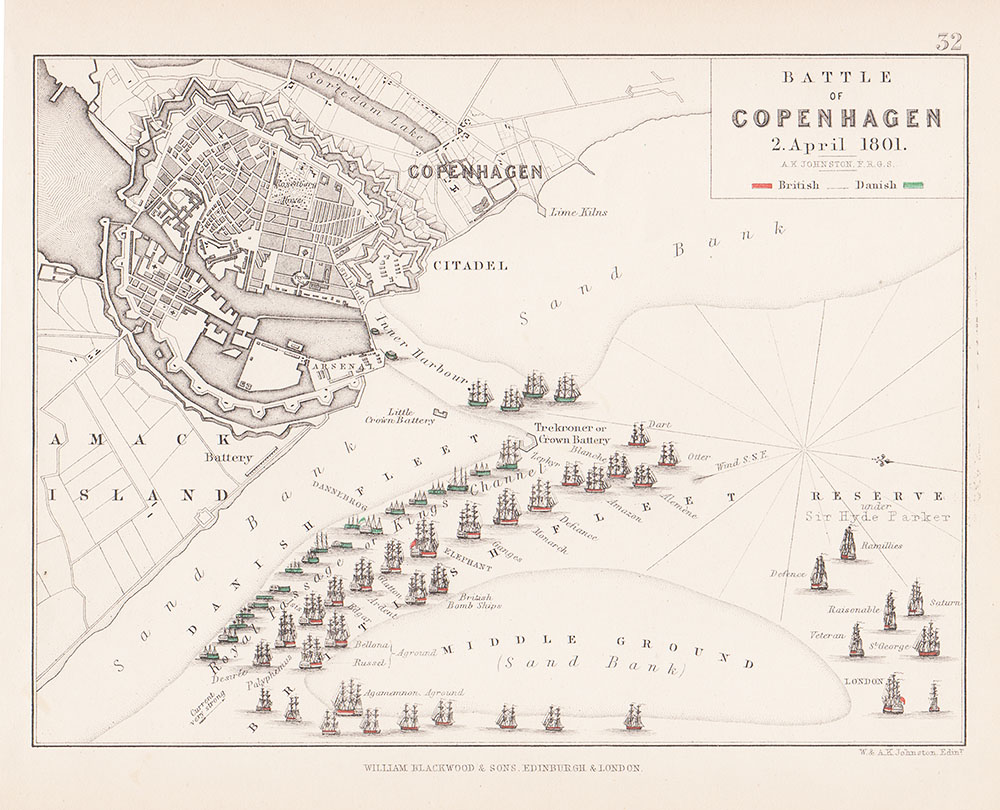 Battle of Copenhagen 2nd April 1801 