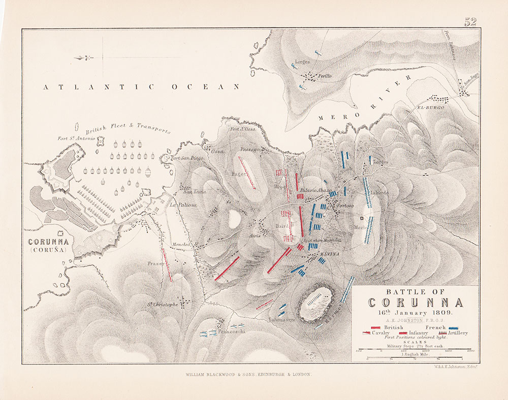 Battle of Corunna 16th January 1809 