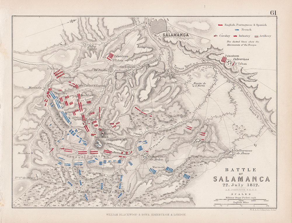 Battle of Salamanca 22 July 1812 