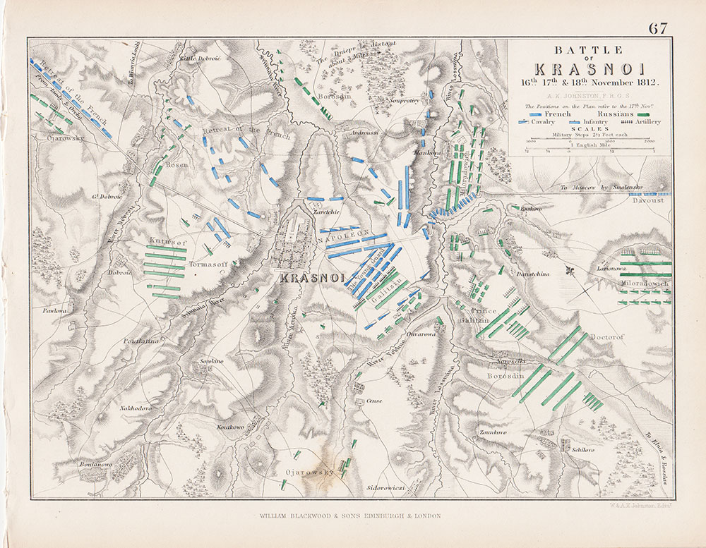 Battle of Krasnoi 16th 17th & 18th November 1812