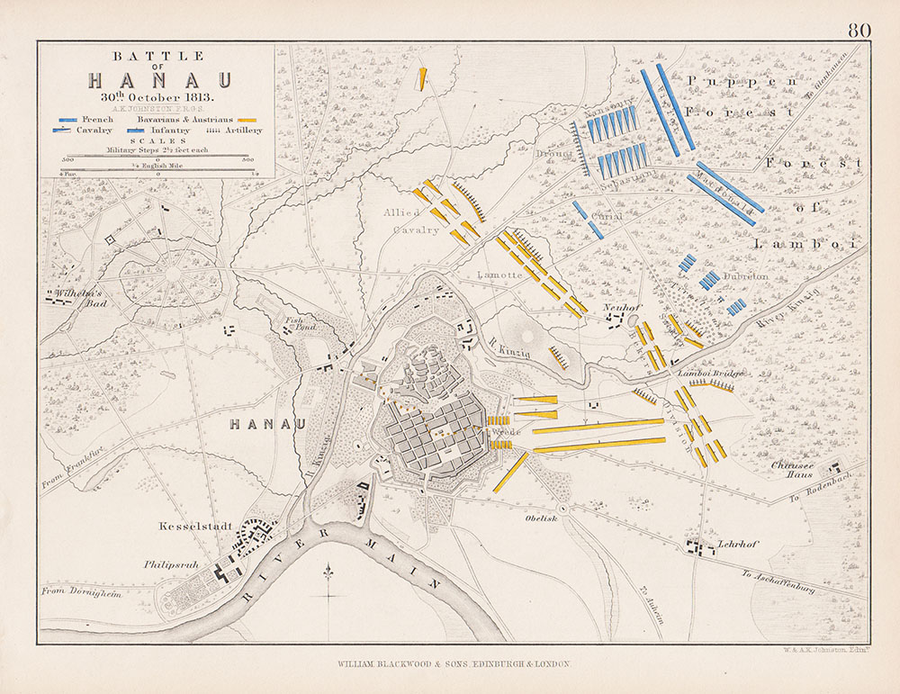 Battle of Hanau 30th October 1813 