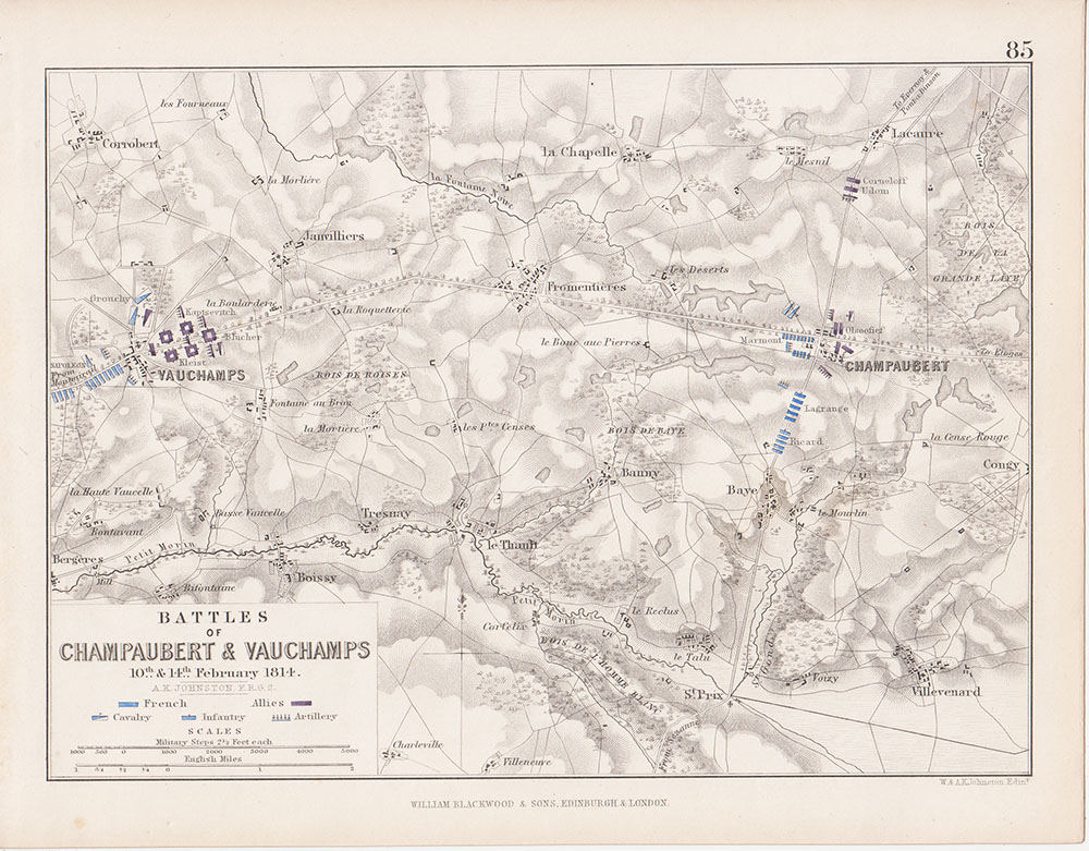 Battles of Champaubert & Vauchamps  10th & 14th February 1814