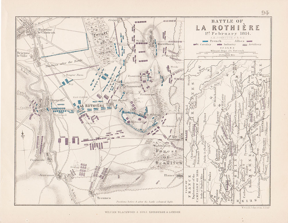 Battle of La Rothière 1st February 1814