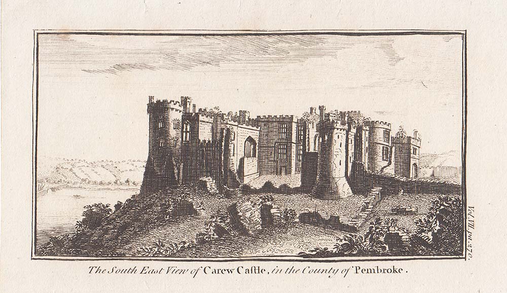 The South East view of Carew Castle in the County of Pembroke
