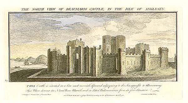 The North view of Beaumaris Castle