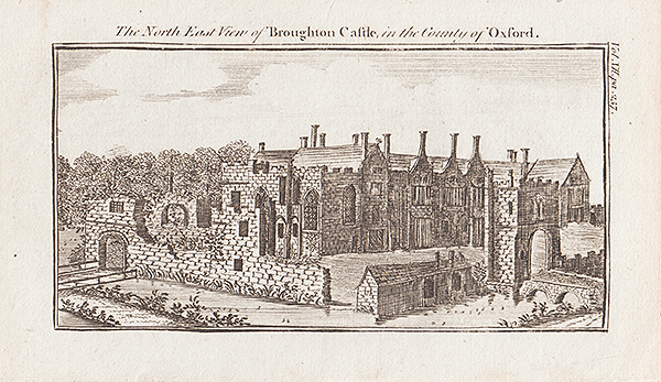 The North East View of Broughton Castle in the County of Oxford 