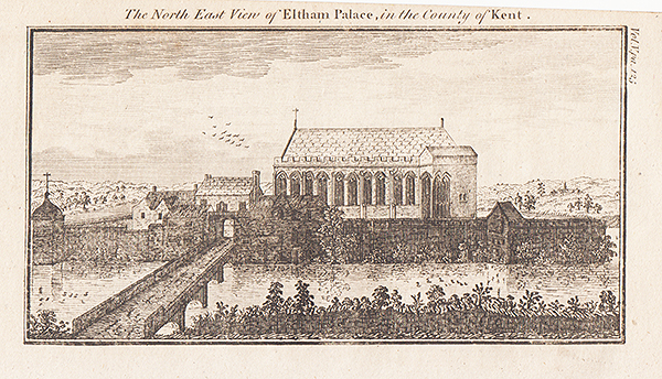 The North East View of Eltham Palace in the County of Kent 