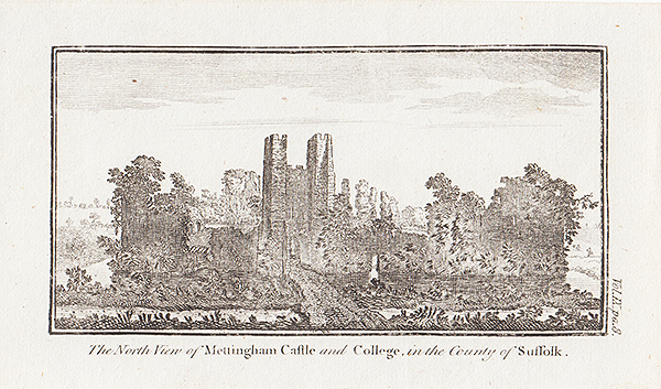 The North View of Mettingham Castle and College in the County of Suffolk 