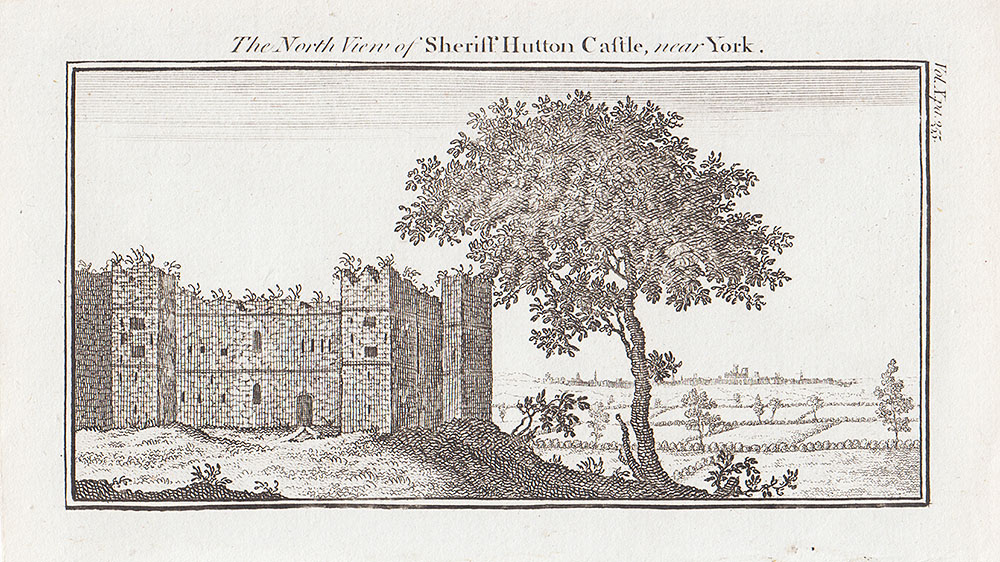 North view of Sheriff Hutton Castle near York