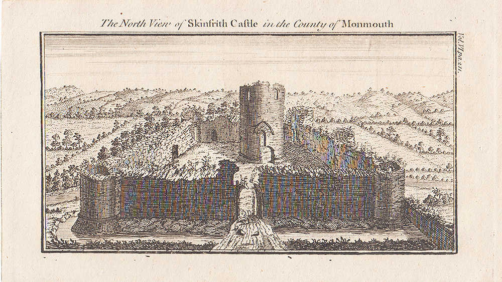 The North View of Skenffrith Castle in the ounty of Monmouth.