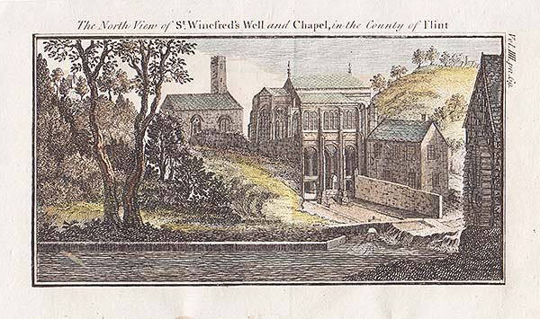 The North view of St Winifred's Well and Chapel 