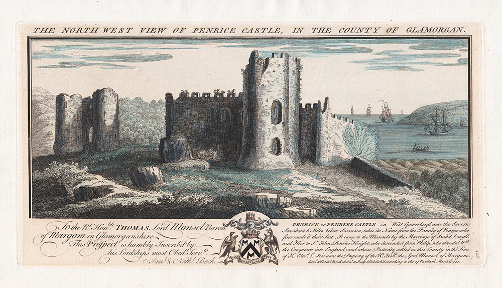 Penrice Castle in the County of Glamorgan