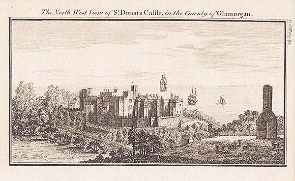 St Donat's Castle in the County of Glamorgan 